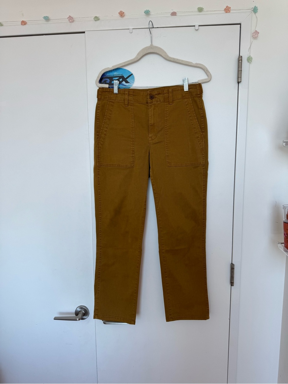 Madewell Men's Straight-Leg Chinos in Mustard Brown